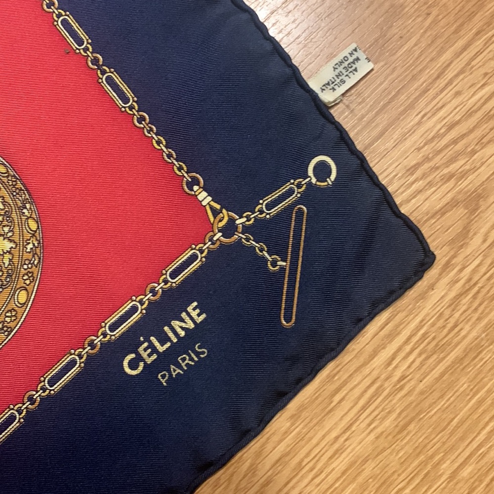 $530- CELINE Silk Scarf